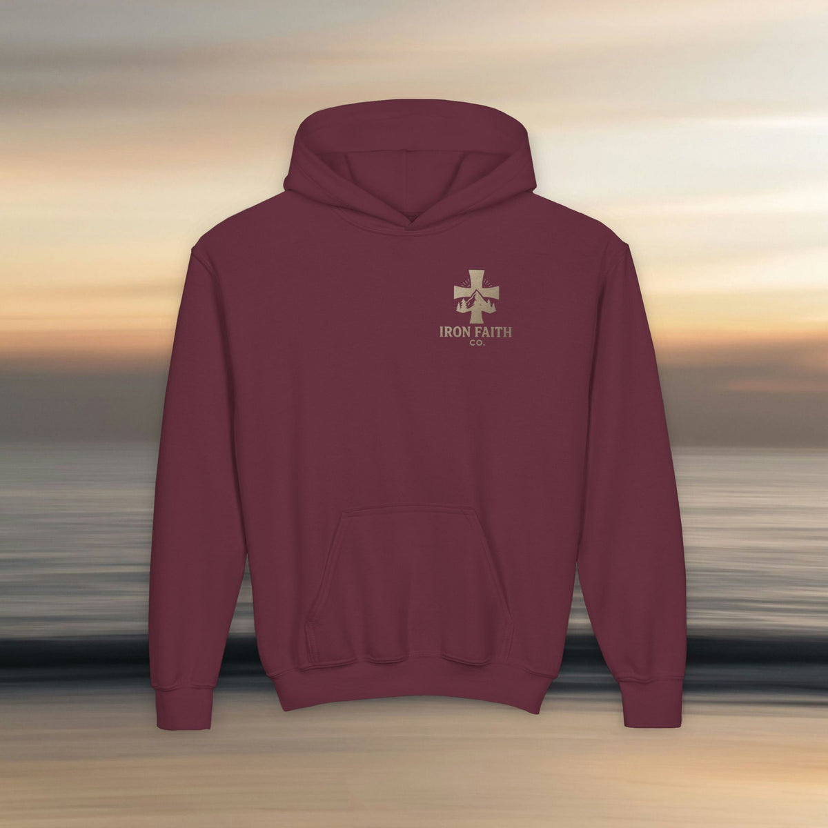 Iron Faith Co. - God's creation - Girls Youth Heavy Blend Hooded Sweatshirt - photo 4 of 30