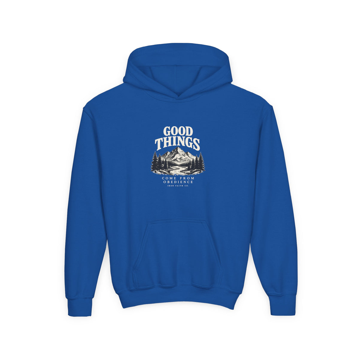 Good Things Come From Obedience Youth Hoodie