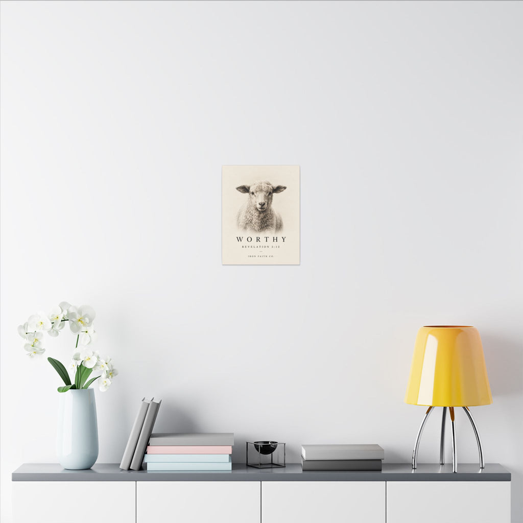 Worthy Revelation 5:12 Canvas Print