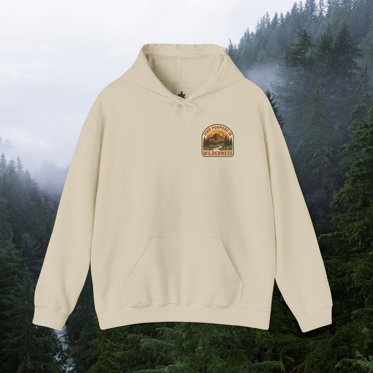 Find purpose in wilderness - Iron Faith Co. - Comfortable Heavy Blend Sweatshirt - photo 3 of 30