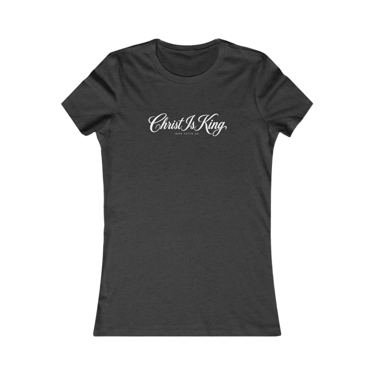 Christ Is King Women's Fitted Tee