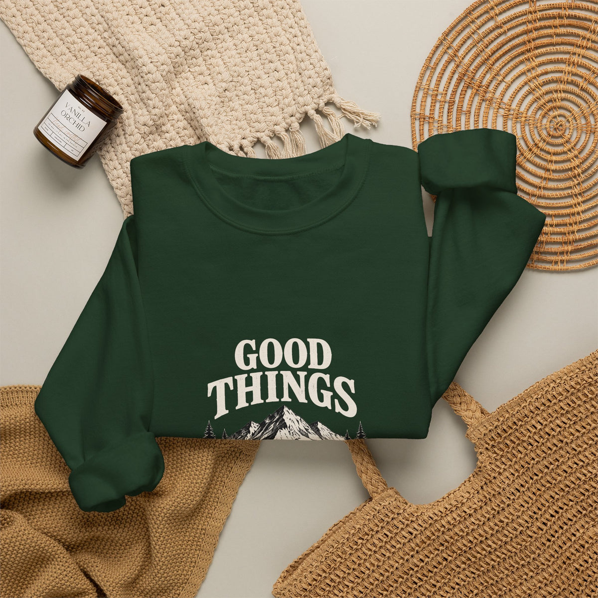 Good Things Come From Obedience Crewneck