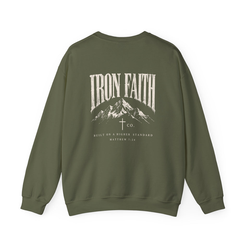Built on a Higher Standard Crewneck – Back Print