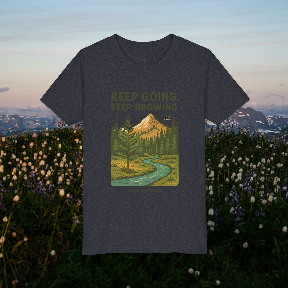 Keep going keep growing - Iron Faith Co. - Youth Short Sleeve Tee - photo 8 of 30