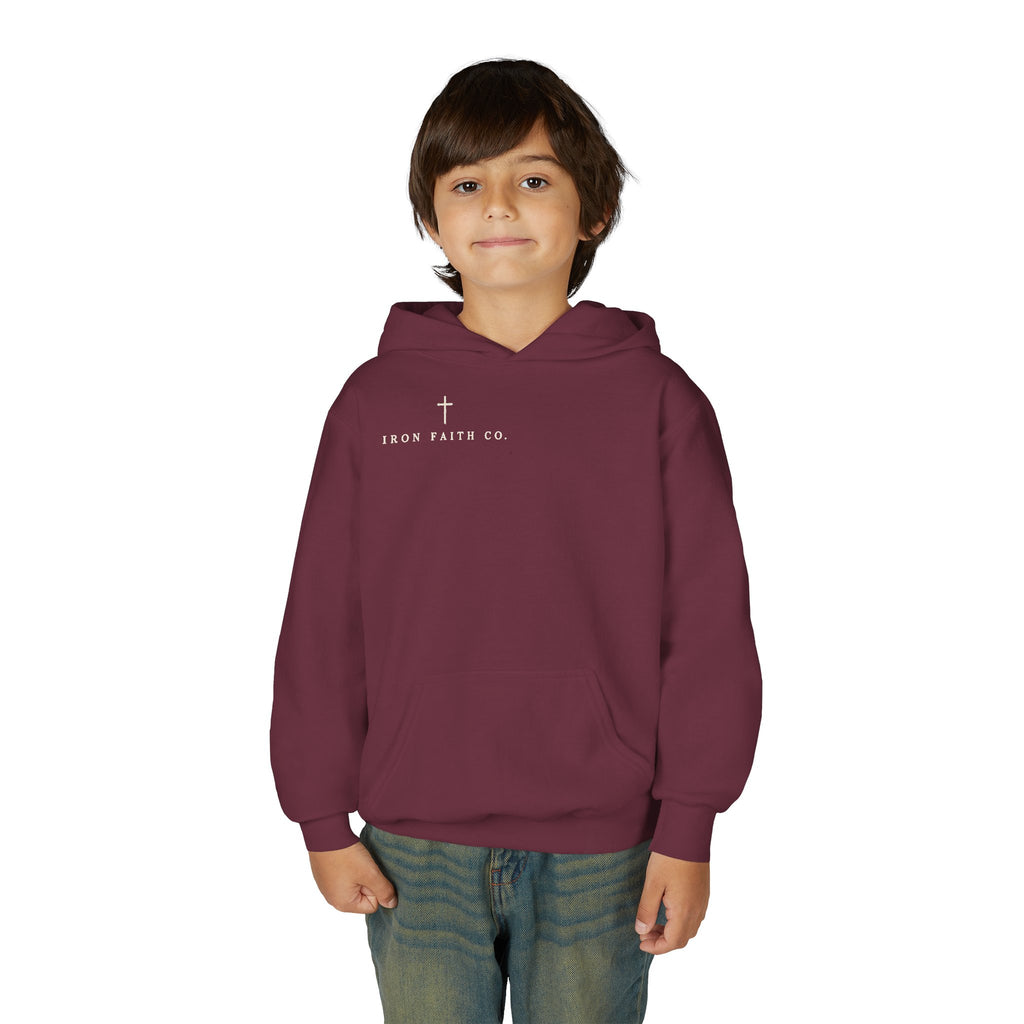 Built on a Higher Standard Youth Hoodie – Back Print