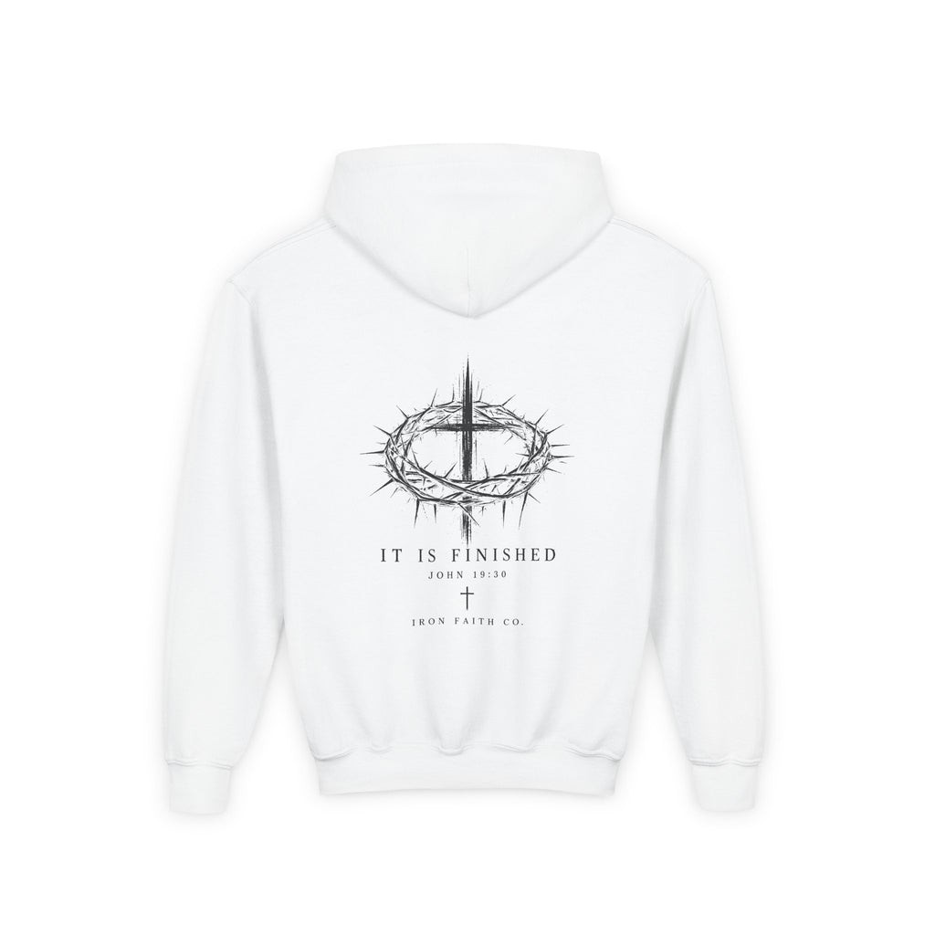 It Is Finished Youth Hoodie