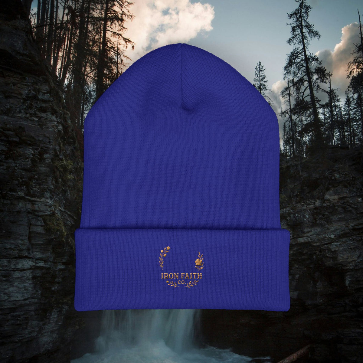 Iron Faith Embroidered Beanie - photo 6 of 30
