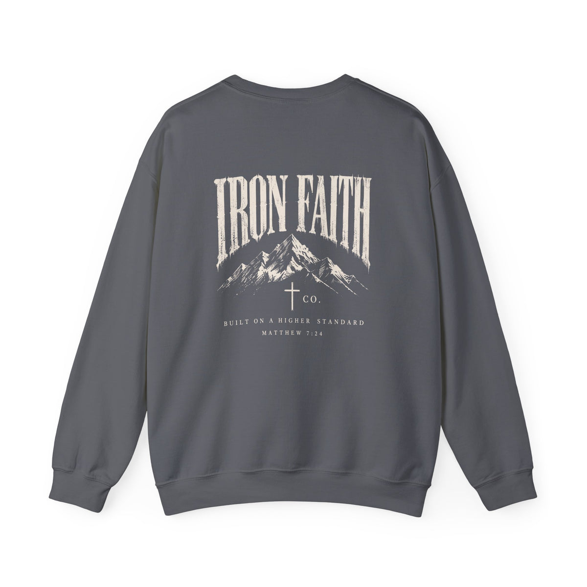 Built on a Higher Standard Crewneck – Back Print