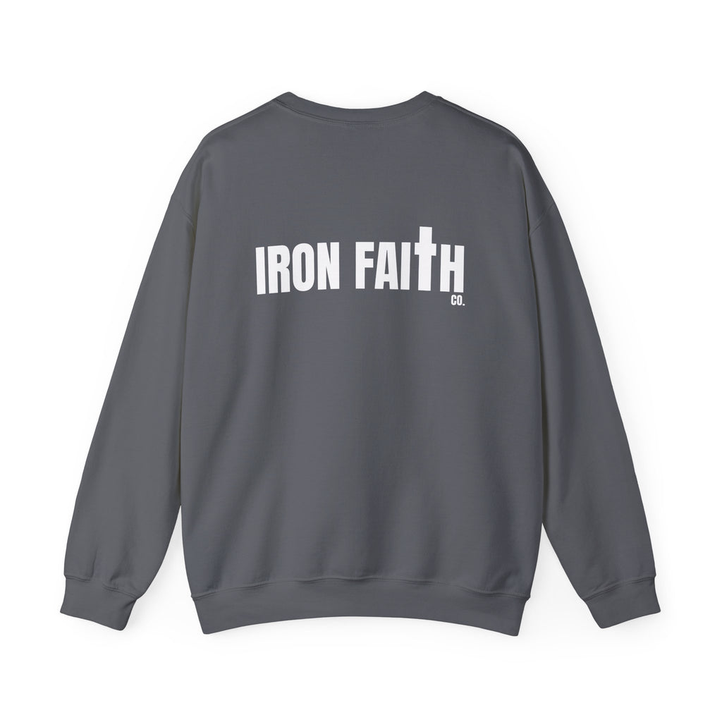 Iron Faith Co. Wordmark Crewneck – Back Print