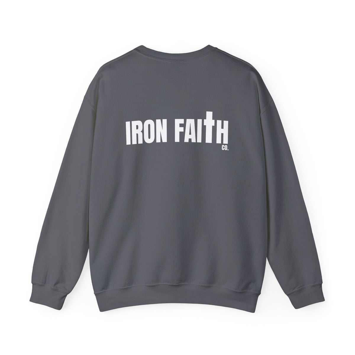Iron Faith Co. Wordmark Crewneck – Back Print