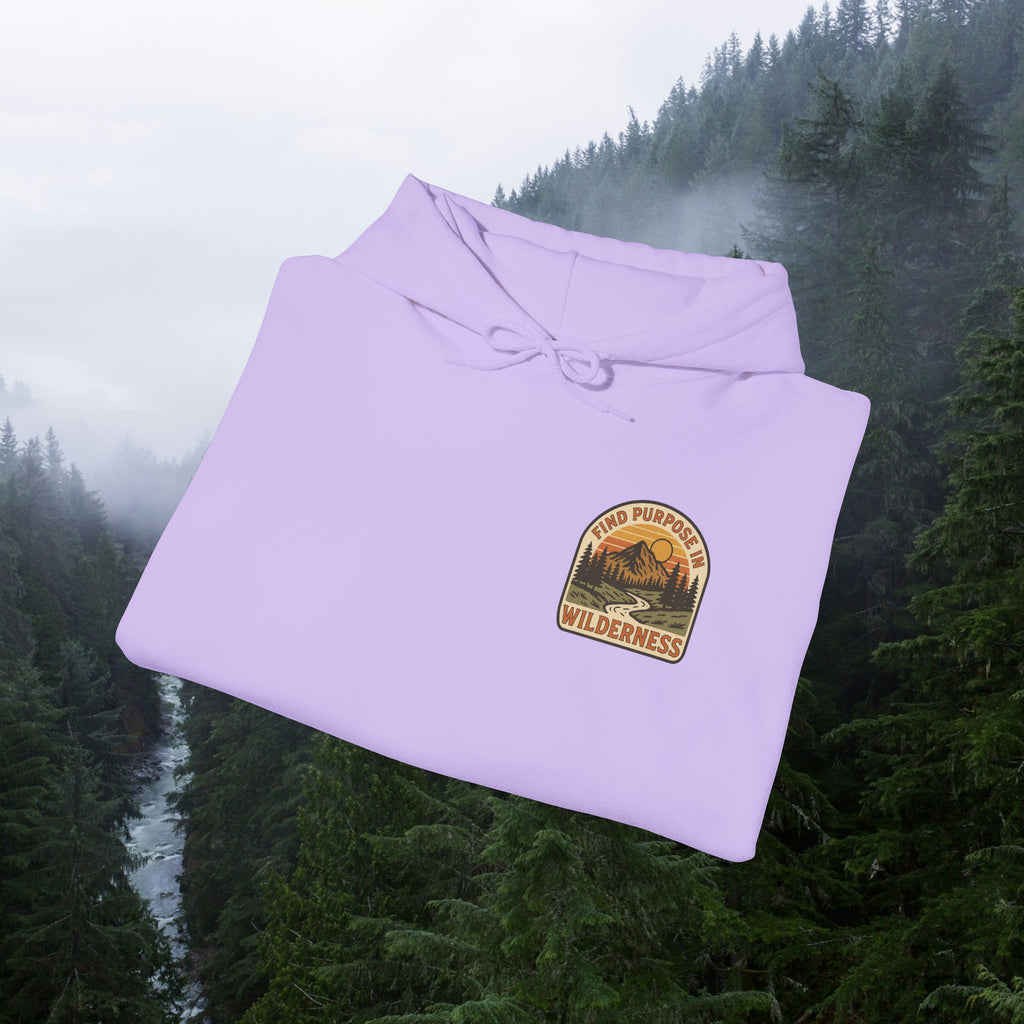 Find purpose in wilderness | Iron Faith Co. | Comfortable Heavy Blend Sweatshirt