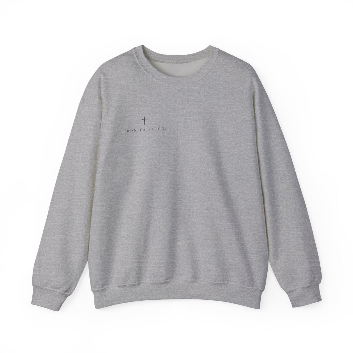 Iron Faith Co. Wordmark Crewneck – Back Print