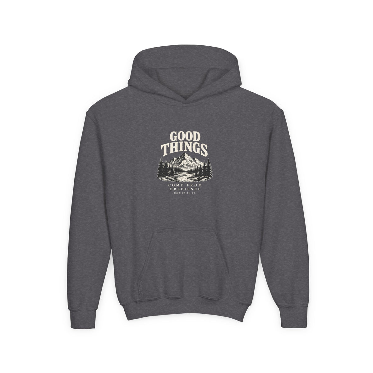 Good Things Come From Obedience Youth Hoodie