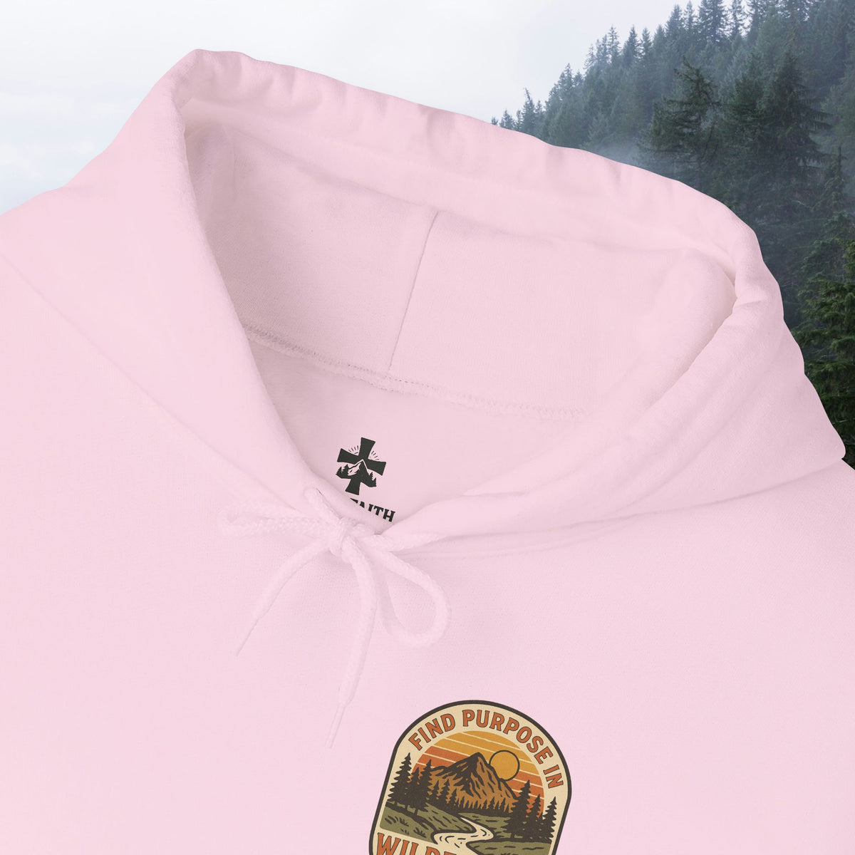 Find purpose in wilderness | Iron Faith Co. | Comfortable Heavy Blend Sweatshirt