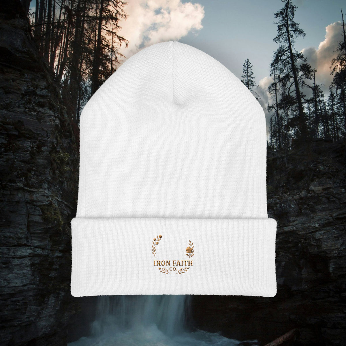 Iron Faith Embroidered Beanie - photo 3 of 30