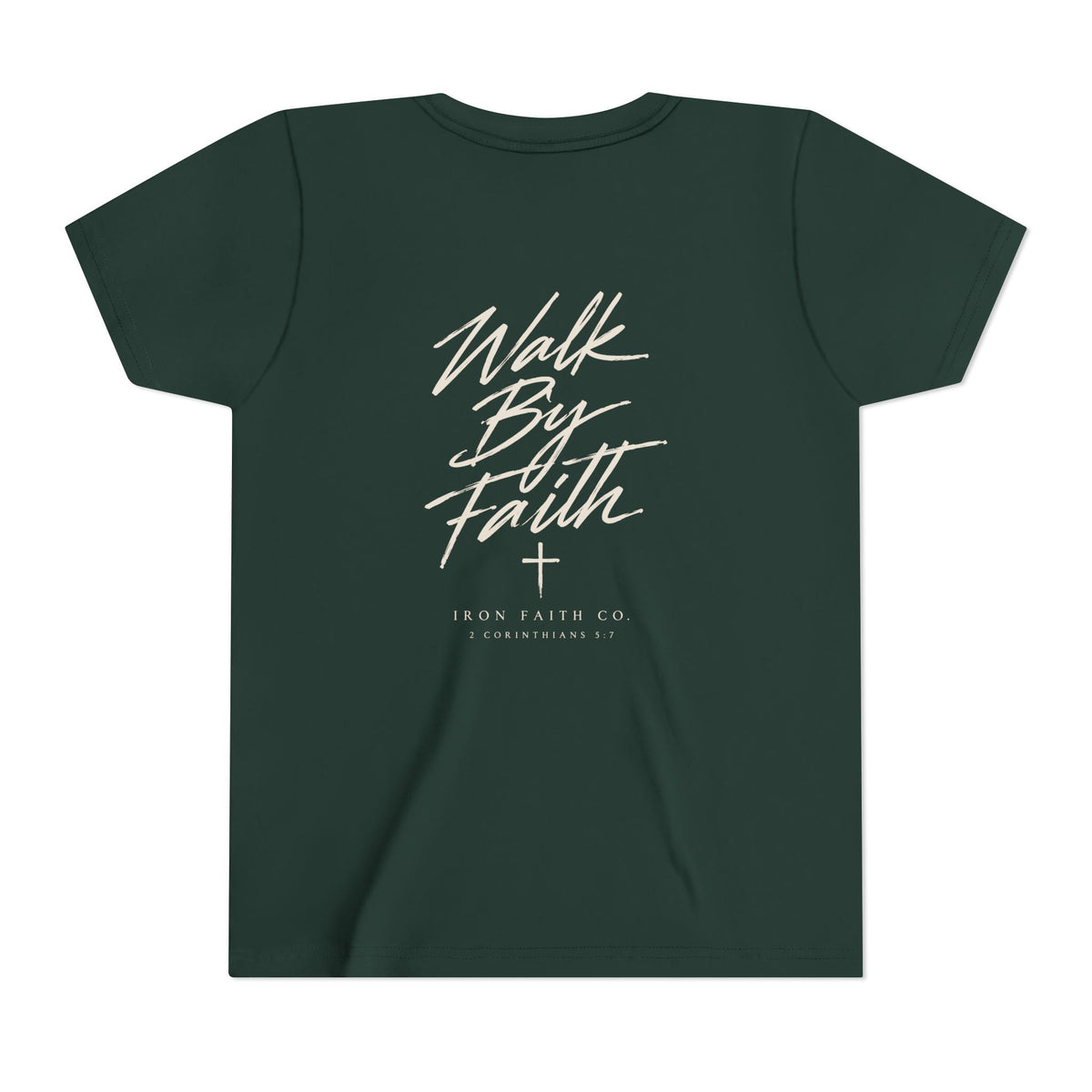 Walk By Faith Youth Tee – Back Print