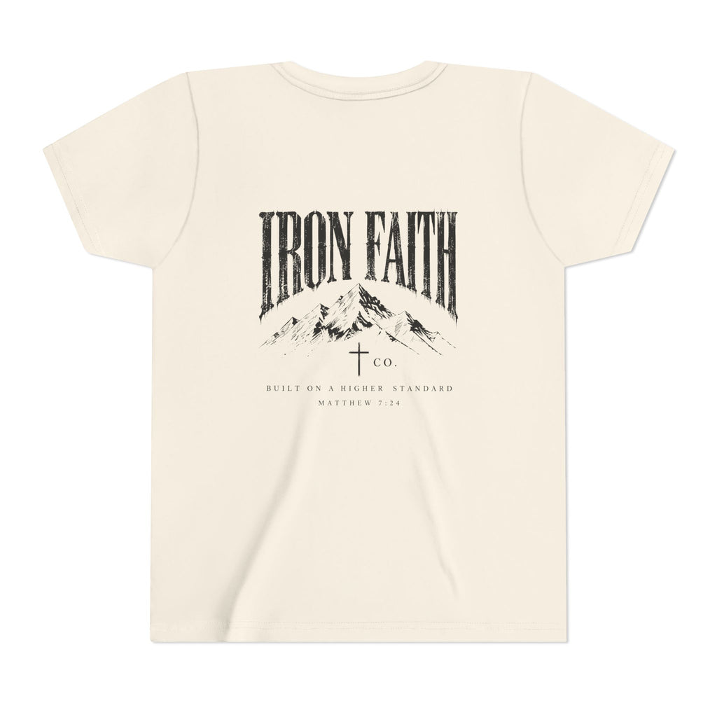 Built on a Higher Standard Youth Tee – Back Print