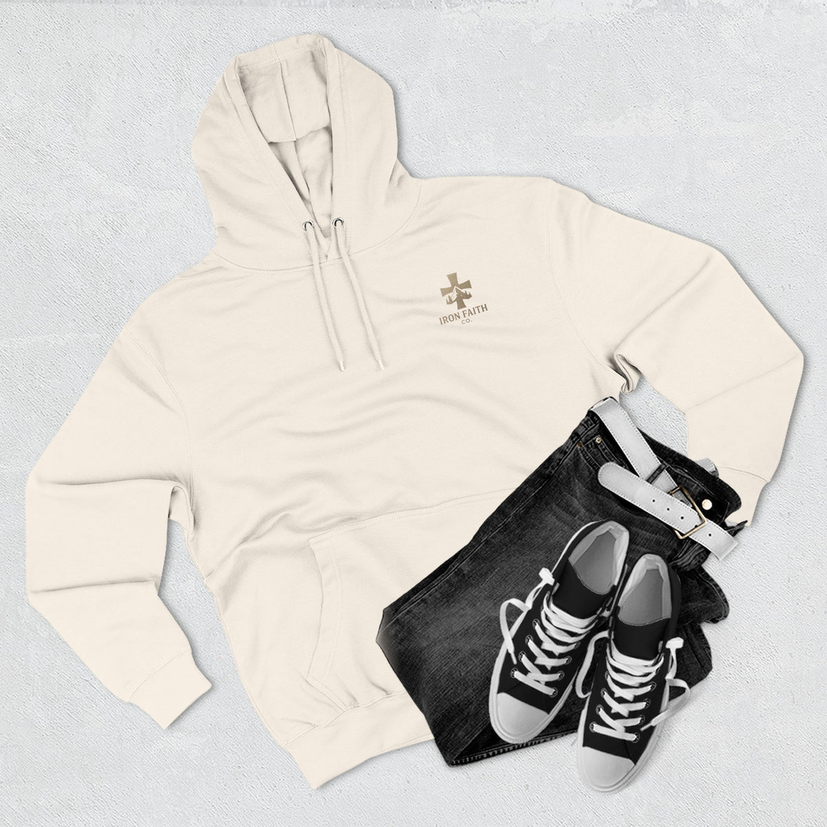 A Woman Who Fears The Lord Is Worthy Of Praise - Proverbs 31:30 - Iron Faith Co. - Fleece Hoodie - photo 25 of 30
