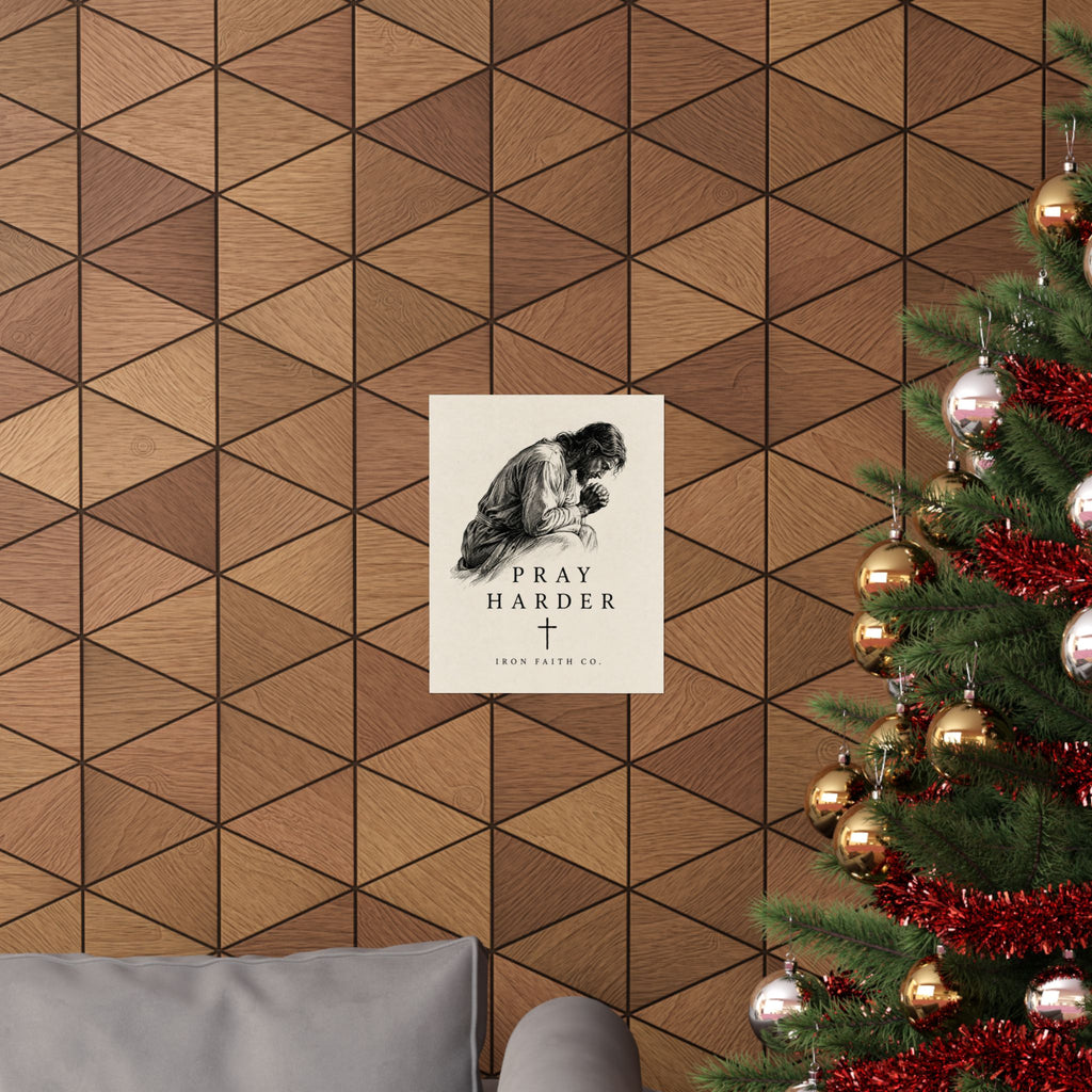Pray Harder Poster