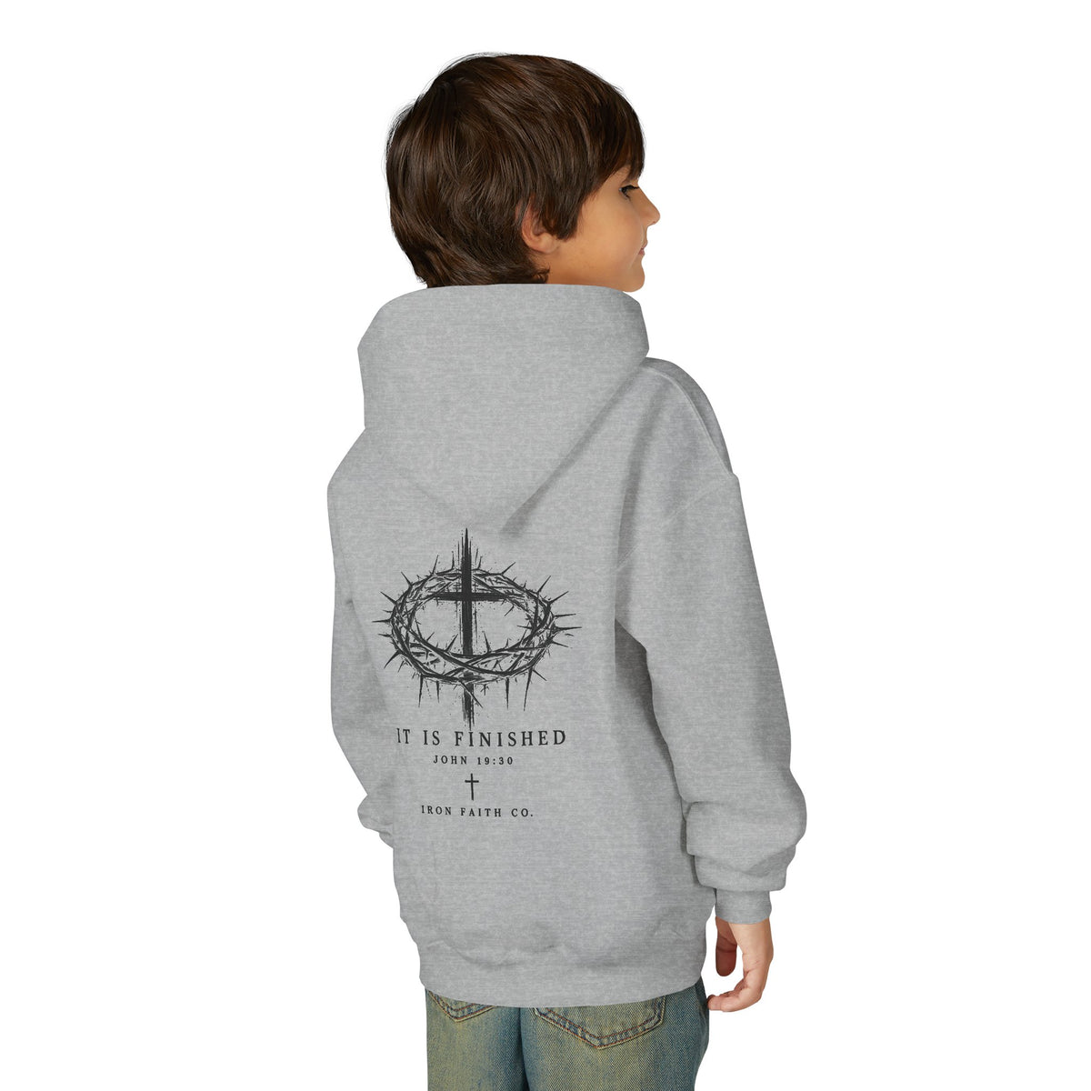 It Is Finished Youth Hoodie