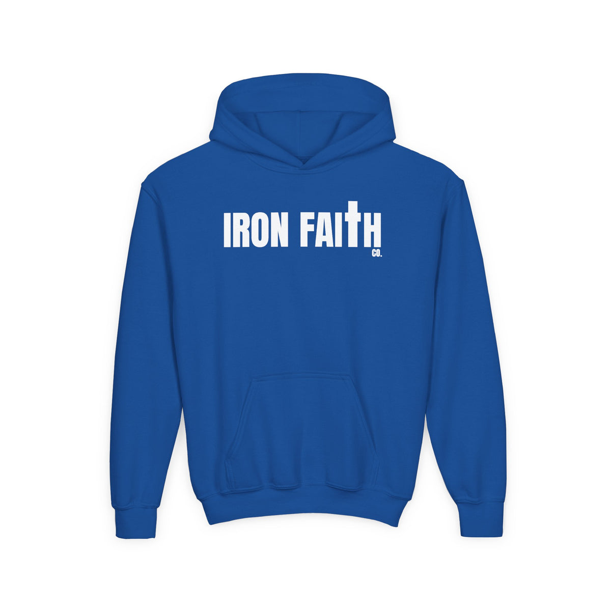 Iron Faith Co. Wordmark Youth Hoodie