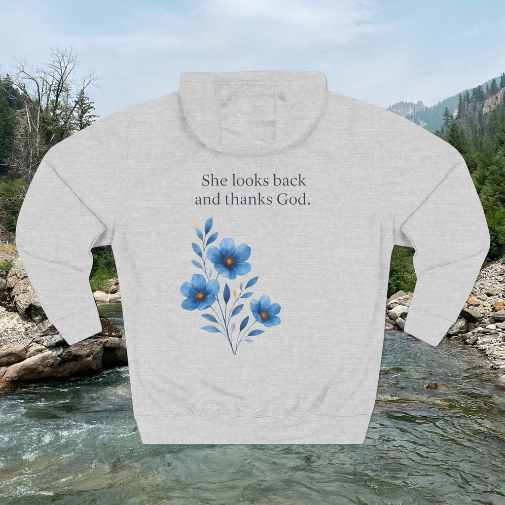 She Looks Back and Thanks God Comfort Pullover - IronFaithCo. - photo 18 of 30