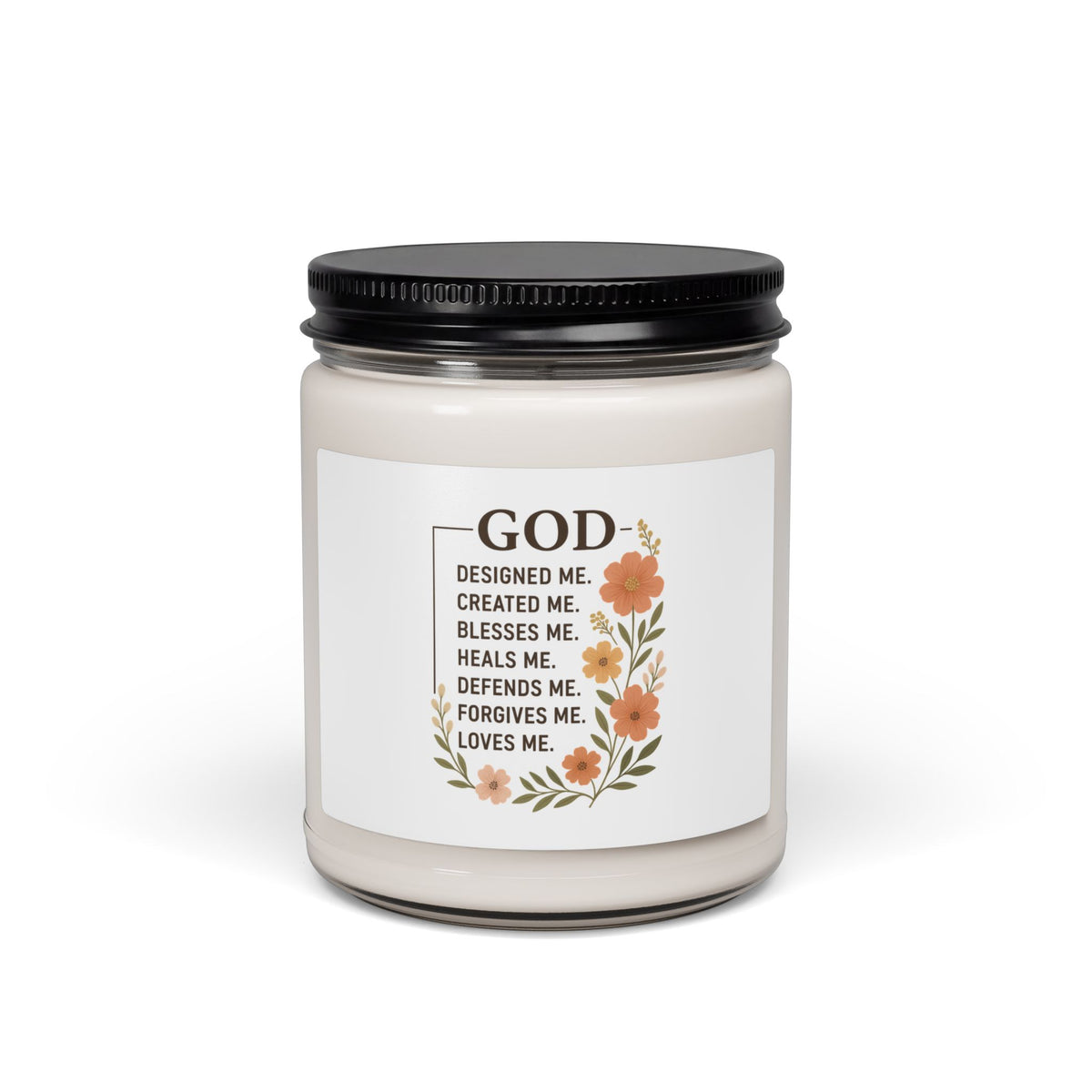 God Designed Me Scented Soy Candle, 9oz