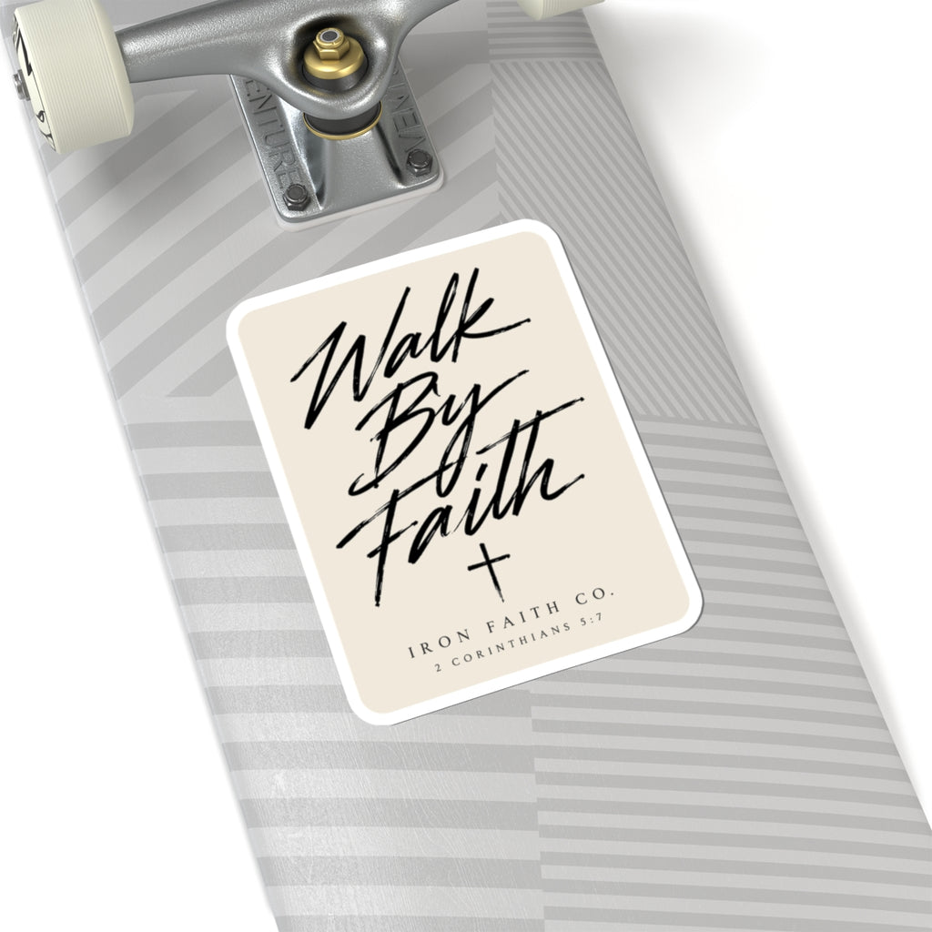 Walk By Faith Sticker