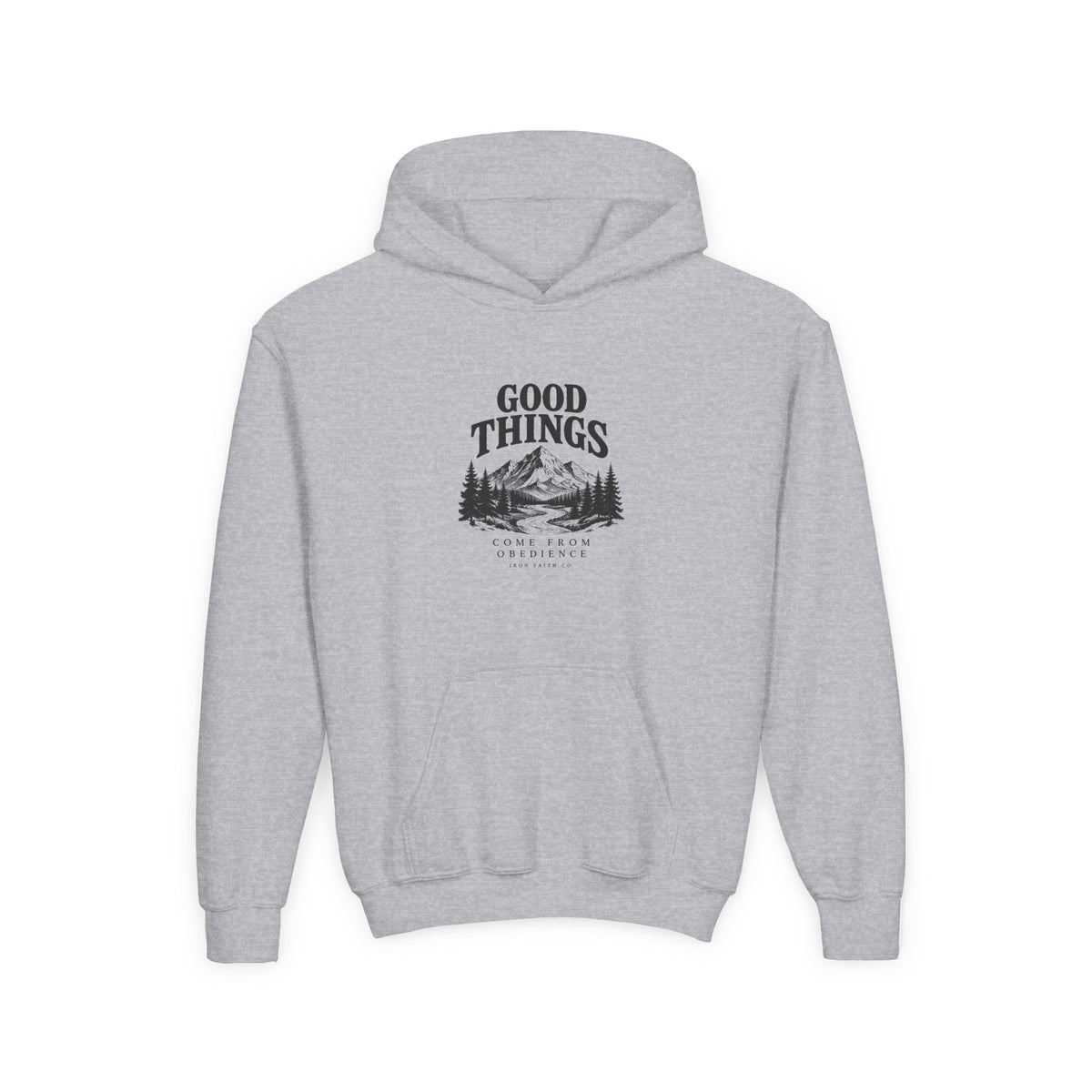 Good Things Come From Obedience Youth Hoodie