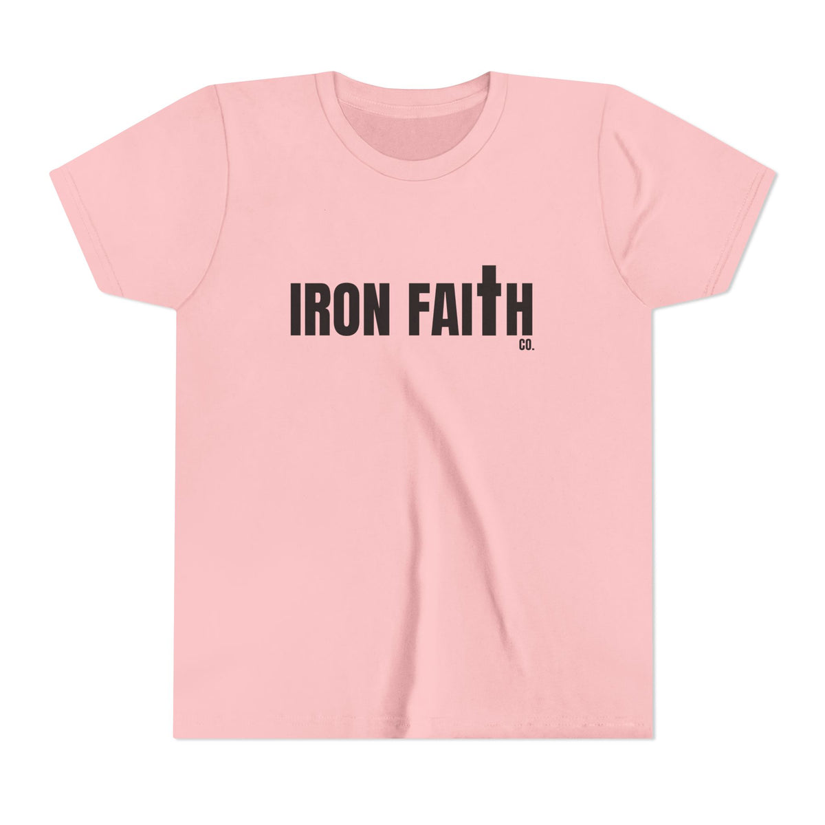 Iron Faith Co. Wordmark Youth Tee