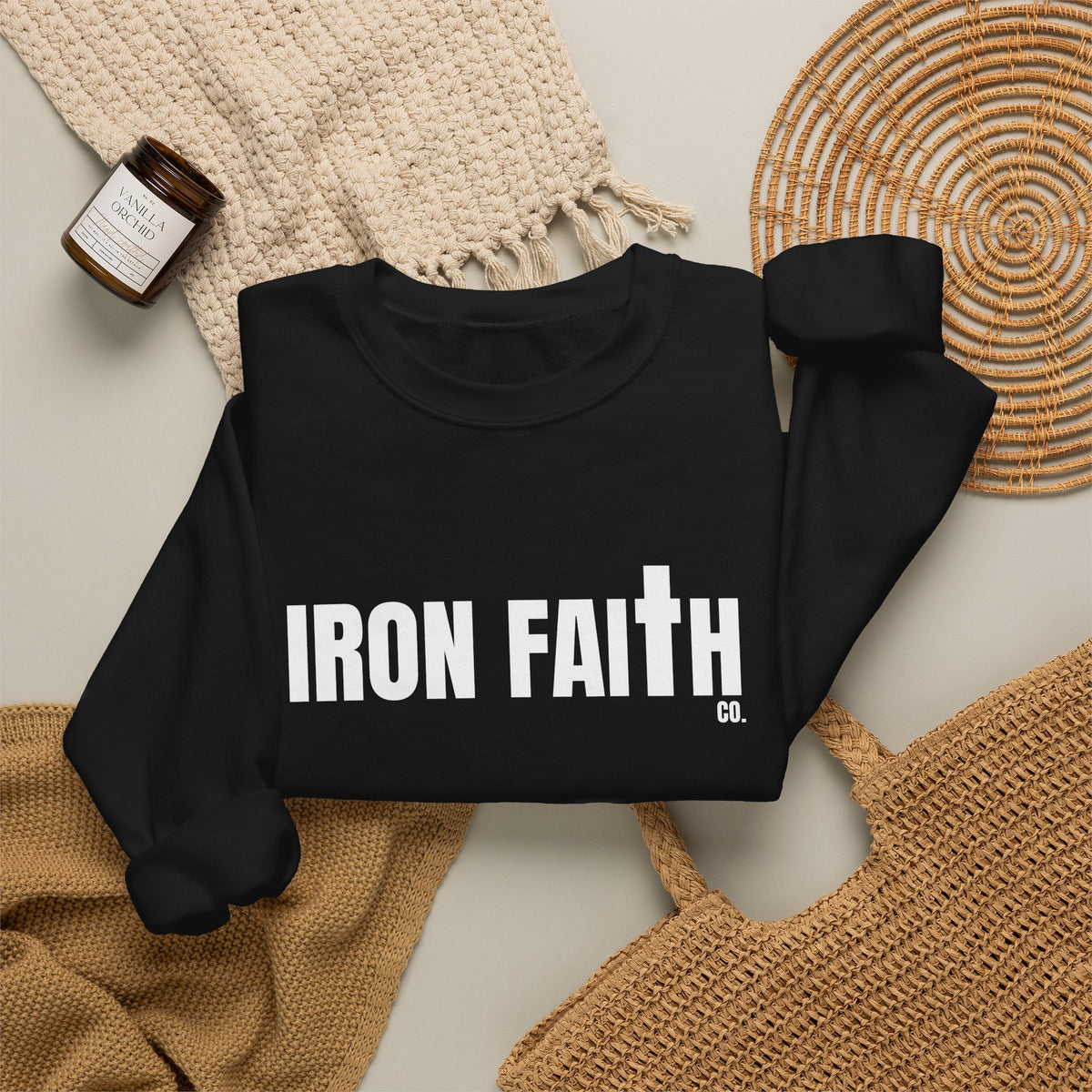 Iron Faith Co. Wordmark Crewneck