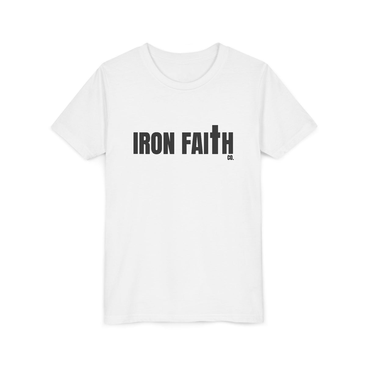 Iron Faith Co. Wordmark Youth Tee