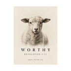 Worthy Revelation 5:12 Poster