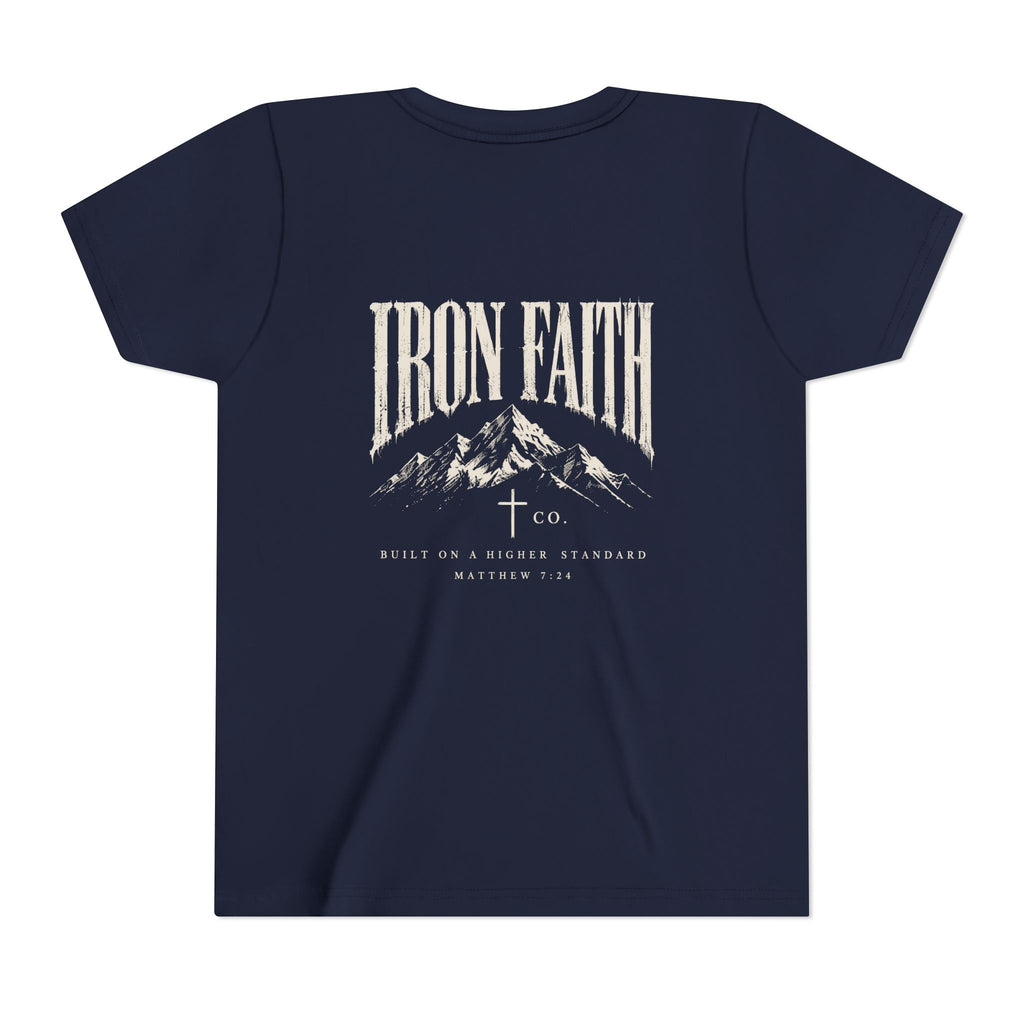 Built on a Higher Standard Youth Tee – Back Print