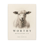 Worthy Revelation 5:12 Canvas Print