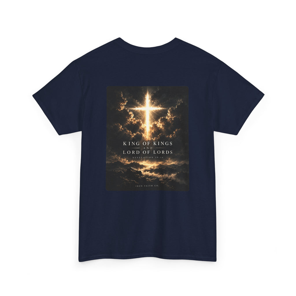 King of Kings Revelation 19:16 Tee – Back Print