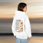 Iron Faith Co. - God's creation - Girls Youth Heavy Blend Hooded Sweatshirt - photo 15 of 30