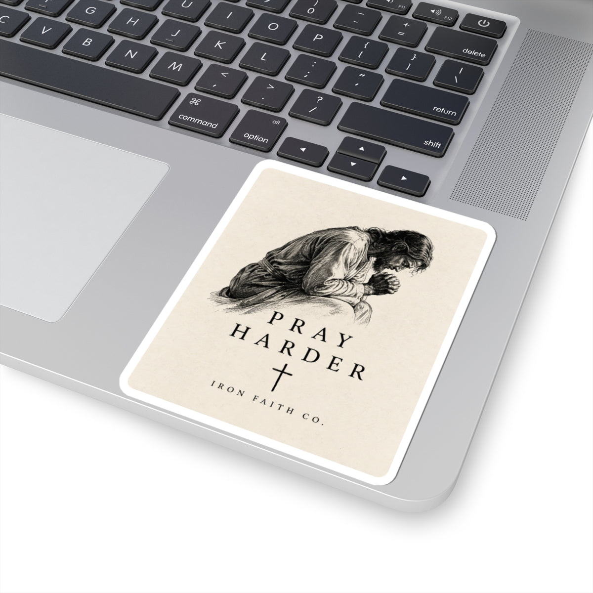 Pray Harder Sticker