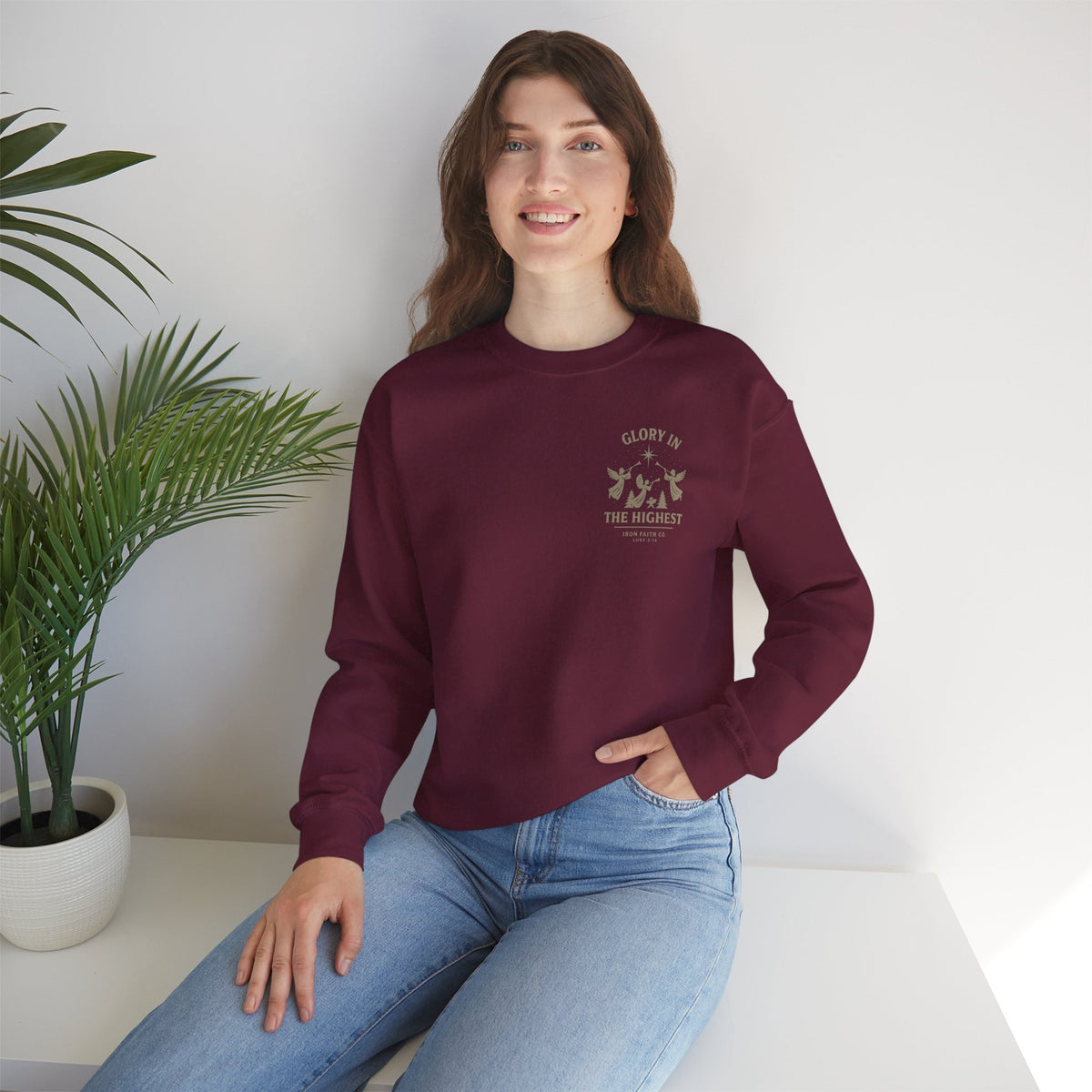 Hope Was Born This Night Sweatshirt - IronFaithCo.