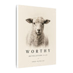 Worthy Revelation 5:12 Canvas Print
