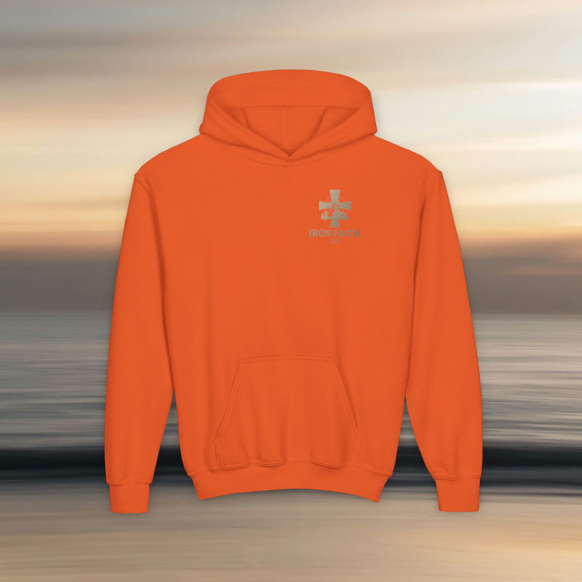 Iron Faith Co. - God's creation - Girls Youth Heavy Blend Hooded Sweatshirt - photo 3 of 30