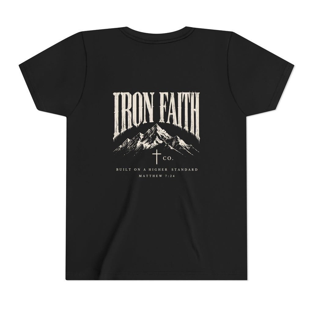 Built on a Higher Standard Youth Tee – Back Print