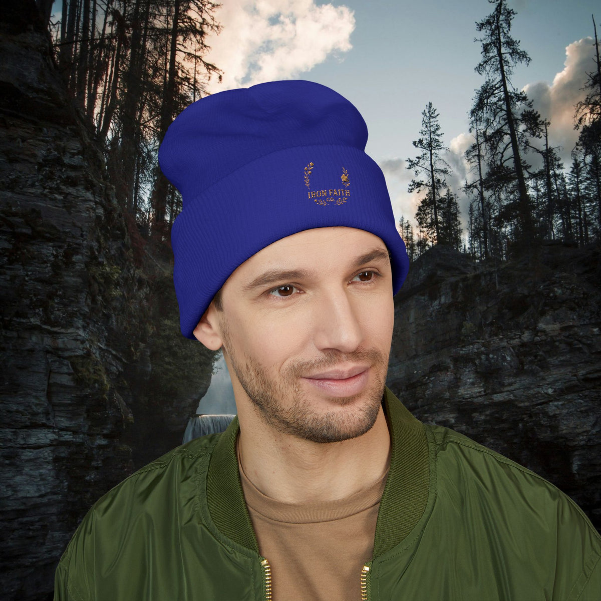 Iron Faith Embroidered Beanie