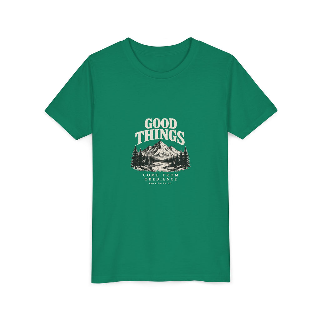Good Things Come From Obedience Youth Tee