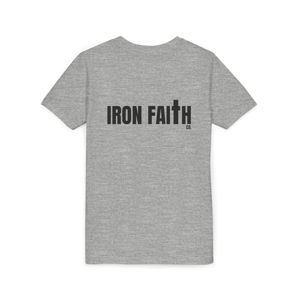 Iron Faith Co. Wordmark Youth Tee – Back Print