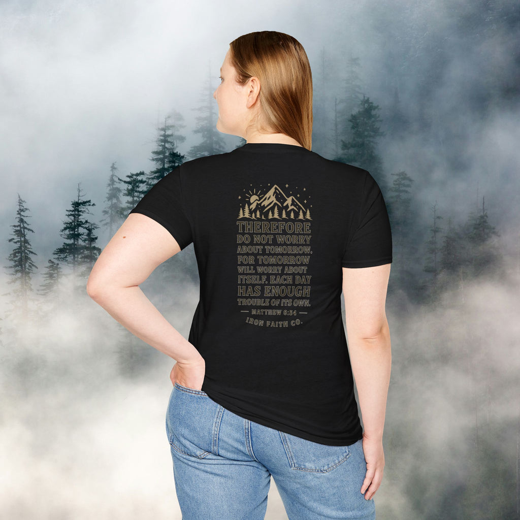 Iron Faith co - Matthew 6:34 T-shirt - photo 24 of 30