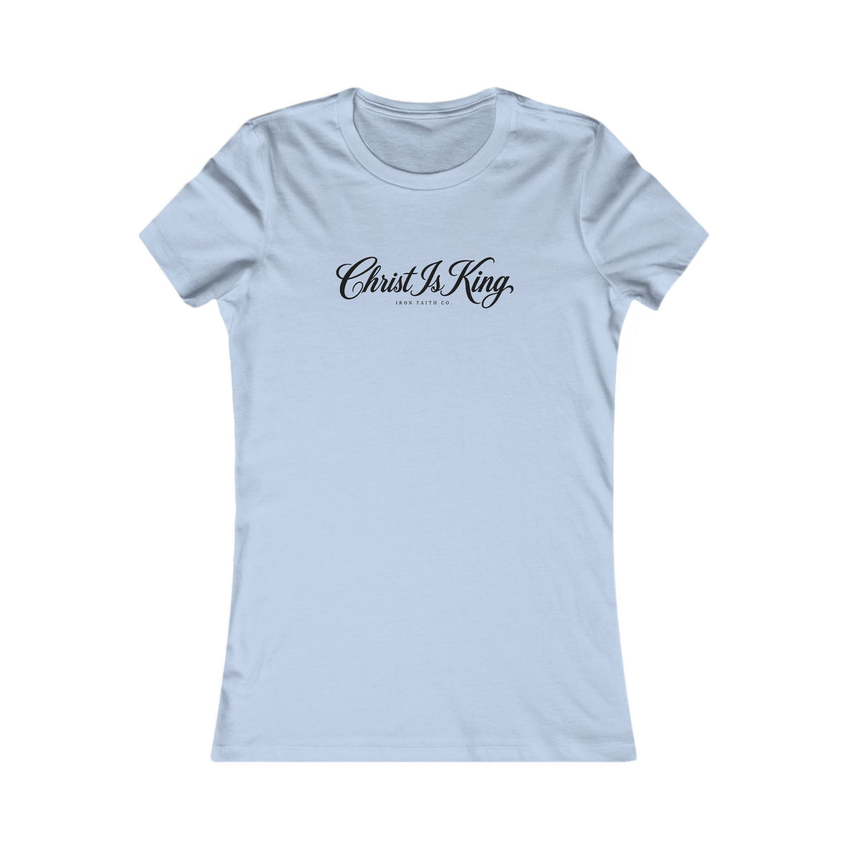Christ Is King Women's Fitted Tee