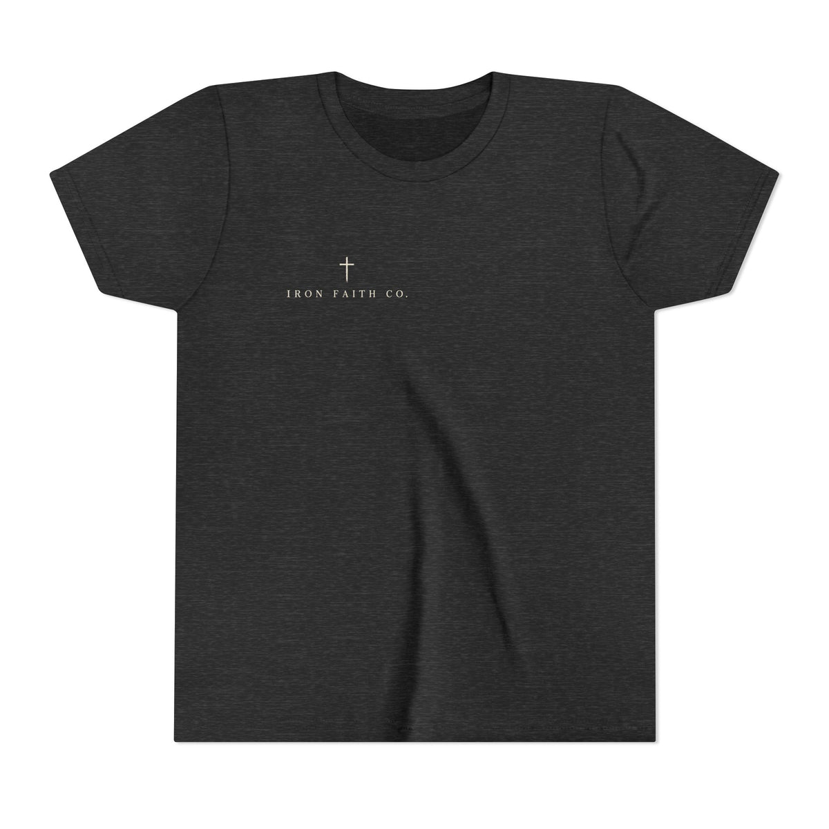 Iron Faith Co. Wordmark Youth Tee – Back Print