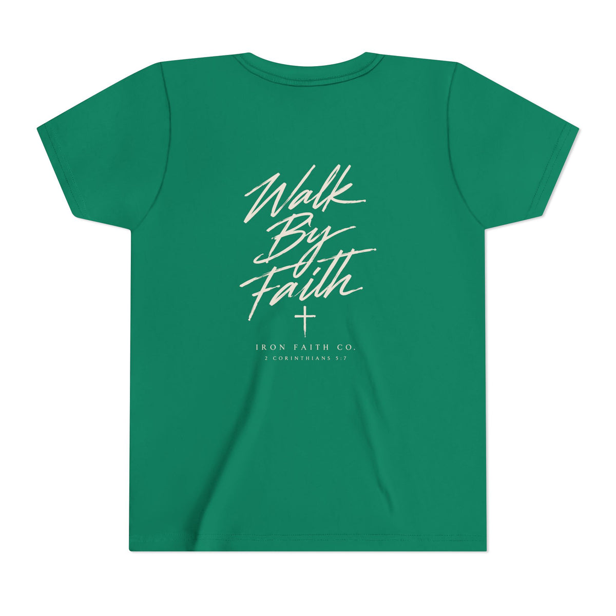Walk By Faith Youth Tee – Back Print