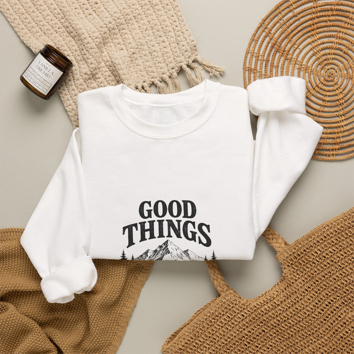 Good Things Come From Obedience Crewneck